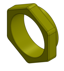 Shock spring adjustment nut